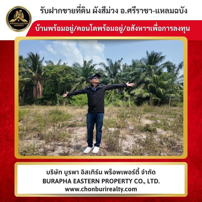 บริษัทรับฝากขายที่ดินศรีราชา ชลบุรี บางแสน แหลมฉบัง พัทยา ระยอง บริษัทรับฝากขายที่ดินศรีราชา ชลบุรี บางแสน แหลมฉบัง พัทยา ระยอง
